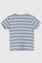 Фото #6 товара Erkek Bebek Beyaz Çizgili Ljx T-Shirt