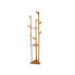 Hat stand Romimex Natural MDF Wood 33 x 155 x 33 cm