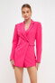 ფოტო #2 პროდუქტის Women's Suit Blazer Romper