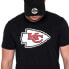 Фото #4 товара Мужская спортивная футболка черная с логотипом NEW ERA Kansas City Chiefs Team Logo Short Sleeve T-Shirt