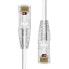 Фото #2 товара ProXtend Ultra Slim CAT6A U/UTP CU LSZH Ethernet Cable White 4M - 4 m - Cat6a - U/UTP (UTP) - RJ-45 - RJ-45