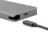 DIGITUS USB Type-C™ Multiport Travel Dock - 8 Port - Wired - USB 3.2 Gen 1 (3.1 Gen 1) Type-C - 100 W - 10,100,1000 Mbit/s - Grey - MMC - MicroSD (TransFlash) - MicroSDHC - MicroSDXC