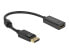 Фото #1 товара Delock Adapter DisplayPort 1.2 male to HDMI female 4K Passive black - 0.2 m - DisplayPort - HDMI - Male - Female - Straight