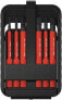 Фото #3 товара Wiha 43152 electricSchlitz 6-Piece Slim Bit Box Bit Set Red