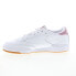 Фото #5 товара Reebok Club C 85 Womens White Leather Lace Up Lifestyle Sneakers Shoes