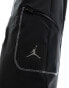 Jordan woven tunnel pants in black