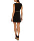 ფოტო #2 პროდუქტის Women's Chain-Knit Mini Dress