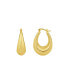 ფოტო #2 პროდუქტის 18K Gold Plated or Silver Plated Hoop Earring