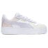 Фото #1 товара Puma Carina Street Perforated Platform Womens White Sneakers Casual Shoes 38939