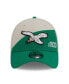 Фото #3 товара Men's Cream, Kelly Green Philadelphia Eagles 2023 Sideline Historic 39THIRTY Flex Hat