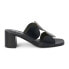 Фото #1 товара Matisse Barbara Block Heels Slide Womens Black Dress Sandals BARBARA-001