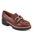 ფოტო #1 პროდუქტის Women's Zalor Round Toe Lug Sole Casual Slip-on Loafers