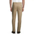 Фото #3 товара George Pleated Front Wrinkle Resistant Pants Men 48x32 Beige Pull On Stain Proof