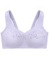 ფოტო #4 პროდუქტის Women's Full Figure Plus Size MagicLift Cotton Wirefree Support Bra