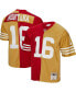 Фото #1 товара Men's Joe Montana Scarlet, Gold San Francisco 49ers 1990 Split Legacy Replica Jersey