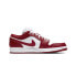 Кроссовки Nike Air Jordan 1 Low Gym Red White (Белый, Красный)