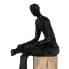 Decorative Figure Black Natural Men 18 x 13 x 76 cm