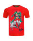 ფოტო #4 პროდუქტის Men's and Women's Red Teenage Mutant Ninja Turtles Raph Defender Graphic T-shirt