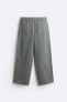 JOGGER WAIST COTTON TROUSERS