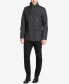 Фото #3 товара Men's Military-Inspired Coat with Plaid Detail, Created for Macy's