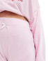 Фото #4 товара Kaiia Plus bow detail mini short co-ord in light pink