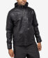 ფოტო #5 პროდუქტის Men's Grainy Polyurethane Leather Hooded Jacket with Faux Shearling Lining