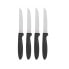 Фото #3 товара Набор ножей Чёрный Серебристый Нержавеющая сталь Пластик 19,5 cm (12 штук)