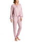 Фото #3 товара Women's Blair Hacci Long Sleeve Pajama Top