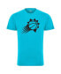 Фото #1 товара Men's Turquoise Phoenix Suns 2022/23 City Edition Bingham Elevated T-shirt