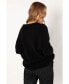 ფოტო #6 პროდუქტის Women's Zala V-neck Collar Knit Sweater