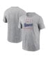 Фото #1 товара Men's Heather Gray Texas Rangers Home Team Athletic Arch T-Shirt