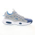 Фото #1 товара Reebok Solution Mid Mens Gray Synthetic Lace Up Athletic Basketball Shoes