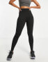 Фото #2 товара Threadbare Fitness gym leggings in black