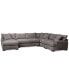 Фото #7 товара Rhyder 5-Pc. Fabric Sectional Sofa with Chaise, Created for Macy's