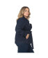 ფოტო #2 პროდუქტის Women's Plus Size Utility Anorak Denim Jacket