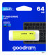 GoodRam UME2 - 64 GB - USB Type-A - 2.0 - 20 MB/s - Cap - Yellow