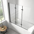 EMKE Duschwand für Badewanne 130x140cm