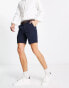 Фото #2 товара River Island belted chino shorts in navy