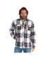 Clothing Men's Heavy Quilted Plaid Shirt Jacket