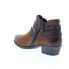 Фото #11 товара Miz Mooz Booker 111265 Womens Brown Leather Zipper Ankle & Booties Boots