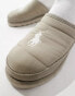 Фото #3 товара Polo Ralph Lauren puffer slipper with logo in cream