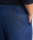 Men's Big & Tall Stretch Denim Classic-Fit Pleated Pants