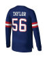 Футболка с длинным рукавом Mitchell&Ness Lawrence Taylor New York Giants Retired Player на русском языке Синий, S - фото #4