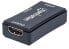 Фото #7 товара Manhattan HDMI Repeater - 4K@60Hz - Active - Усилитель HDMI сигнала до 40м - Черный - Гарантия 3 года - Блистер - 4096 x 2160 пикселей - AV репитер - 40 м - Проводной - Черный - HDCP