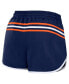 ფოტო #4 პროდუქტის Women's Navy Denver Broncos Hem Shorts