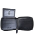 Men's Bellagio Collection Zippered Bifold Wallet with Removable Pass Case