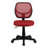 Фото #3 товара Mid-Back Red Mesh Swivel Task Chair