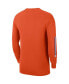 Men's Orange Clemson Tigers Word Long Sleeve T-shirt