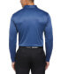 Фото #2 товара Men's Mini Jacquard Long Sleeve Golf Polo Shirt