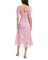 Фото #2 товара Reveriee Midi Dress Women's Pink M
